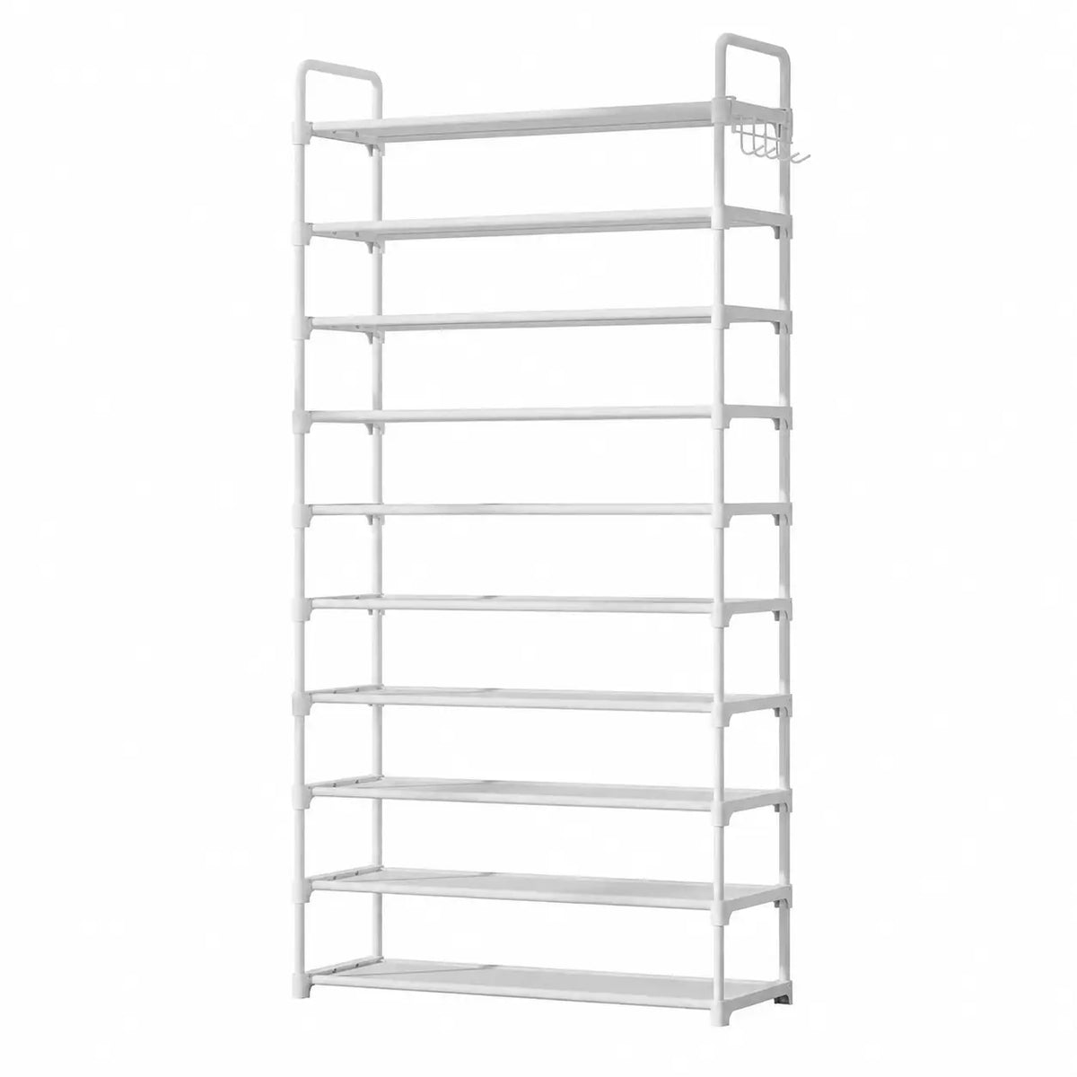 Kitsure Shoe Rack -10-Tier Shoe Organizer with Side Handles for Closet Entryway Bedroom Easy Assembly Storage Shelf for Versatile Placement Summervibes,dorm essentials