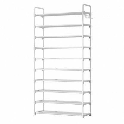 Kitsure Shoe Rack -10-Tier Shoe Organizer with Side Handles for Closet Entryway Bedroom Easy Assembly Storage Shelf for Versatile Placement Summervibes,dorm essentials
